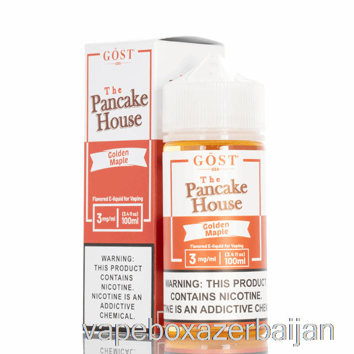 Vape Baku Golden Maple - The Pancake House - GOST Vapor - 100mL 0mg